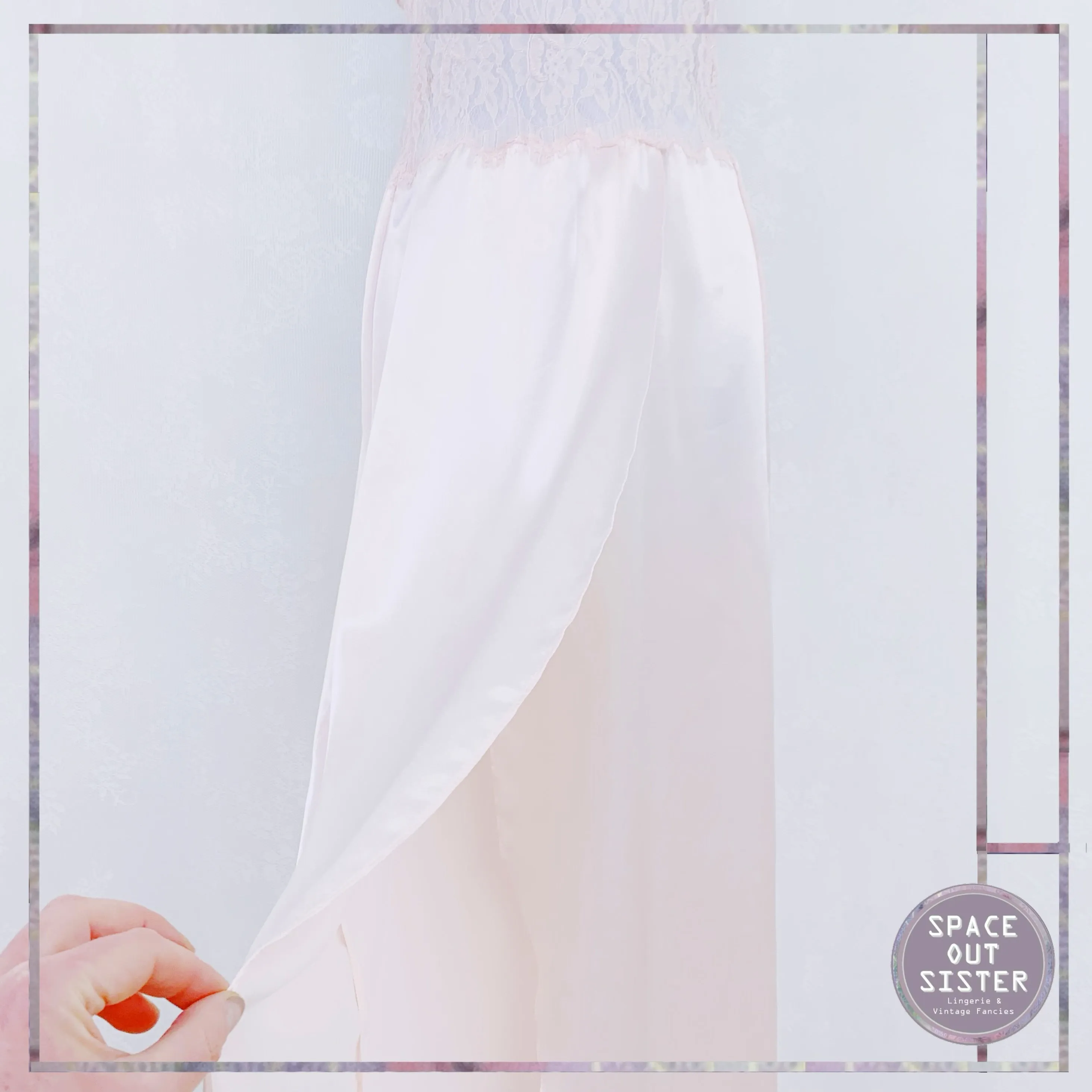 1980s Jessica Lynn Nightgown & Bed Jacket Set