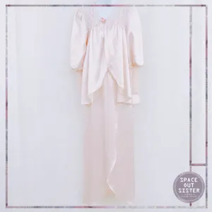 1980s Jessica Lynn Nightgown & Bed Jacket Set