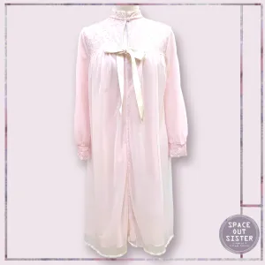 Circa 1950s Chiffon Bow Nightdress