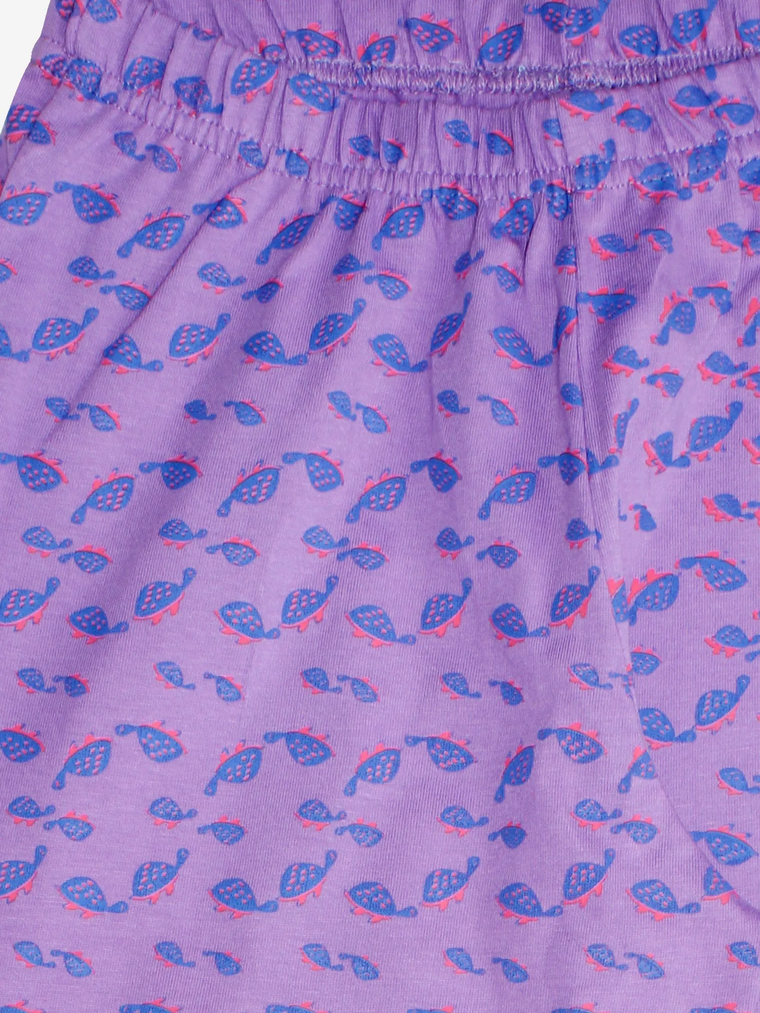 Girl's Printed Front Open Shirt & AOP Pyjama Set