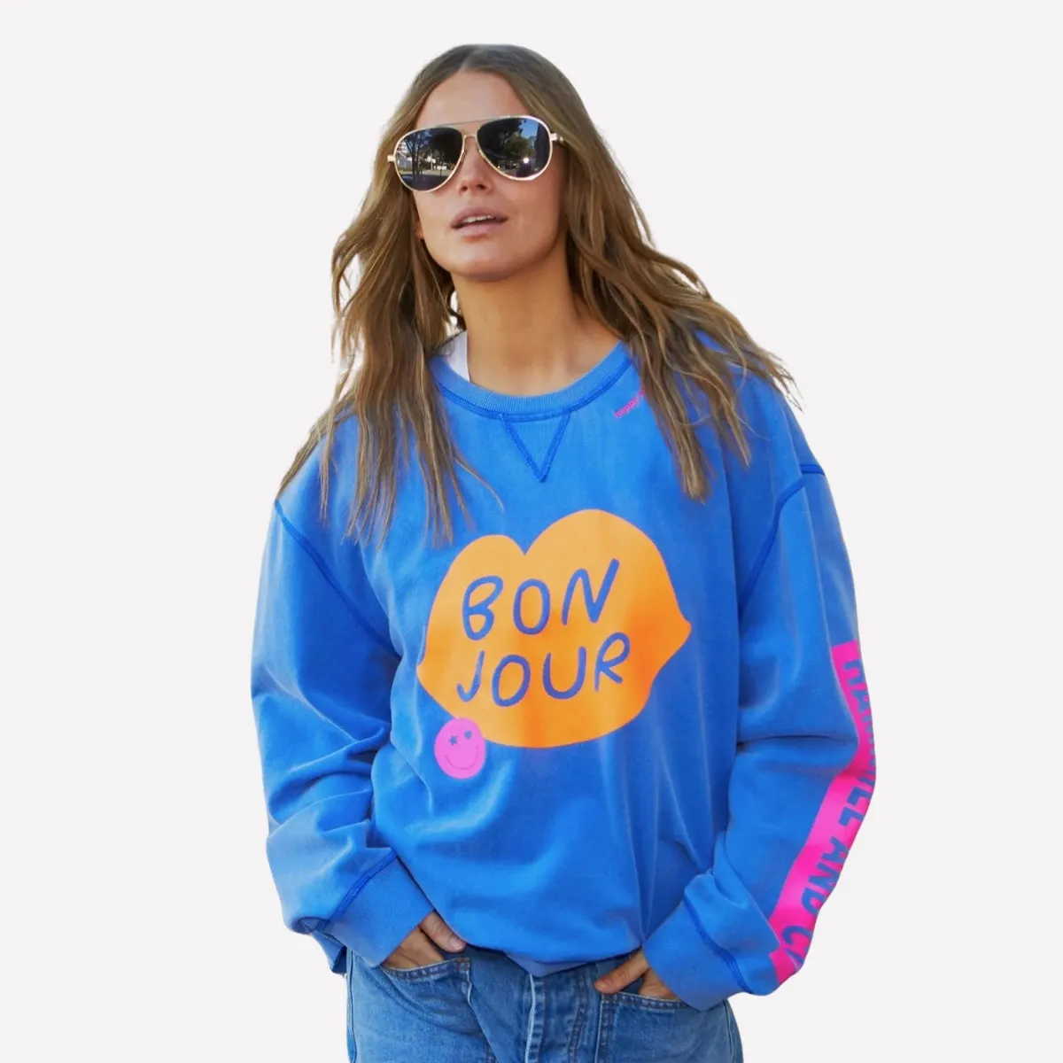 Hammill & Co Bonjour Sweater (Blue)