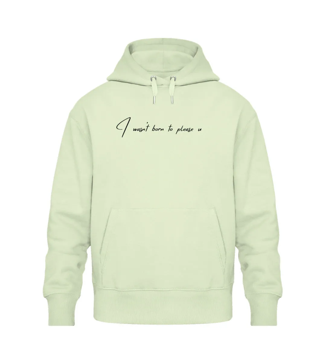 Oversized Hoodie Damen - wasn't born to please u