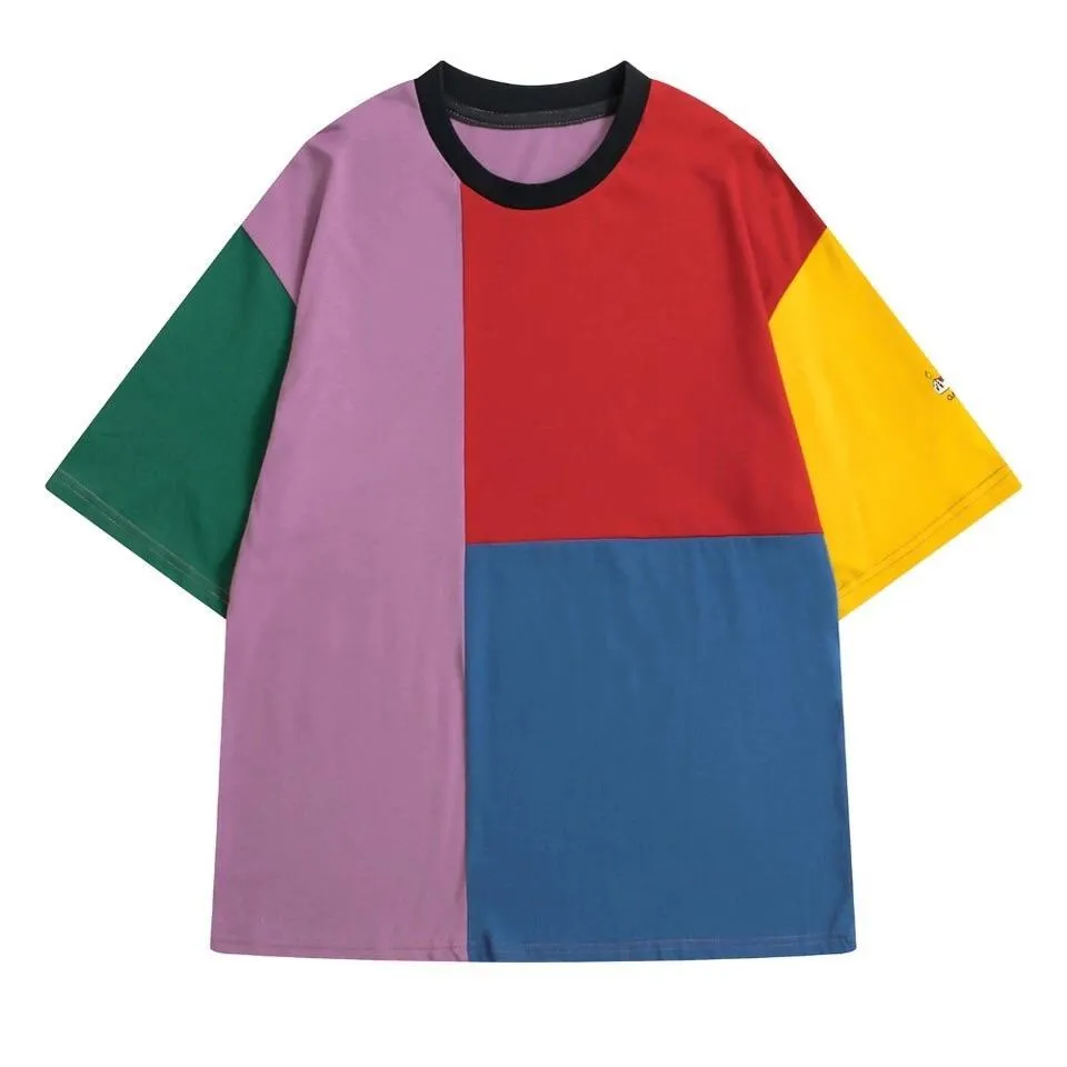 Retro Color Patch T-Shirt