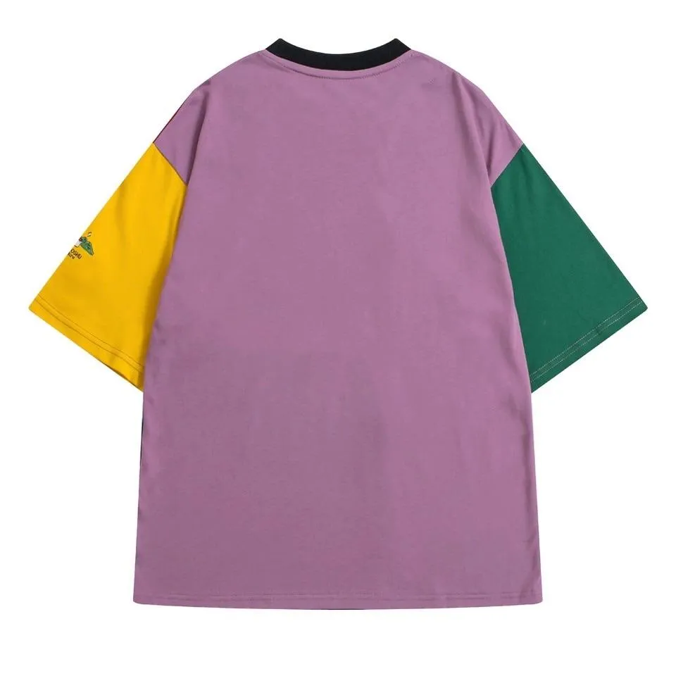 Retro Color Patch T-Shirt