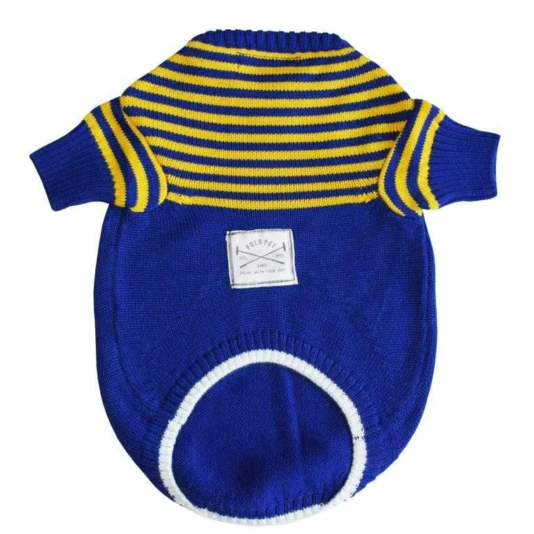 Royal Blue X Yellow Sweater