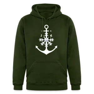 Snowflake Anchor Heavyweight Lake Hoodie, Unisex